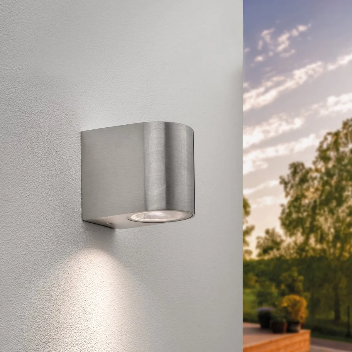 LEDVION Sacramento Wandlamp GU10 15W - RVS