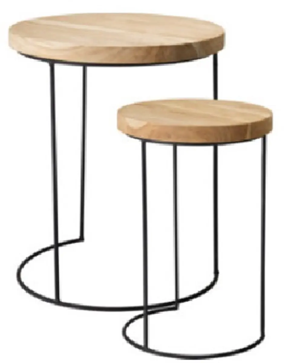 Bijzettafel Salontafel metalen Frame
