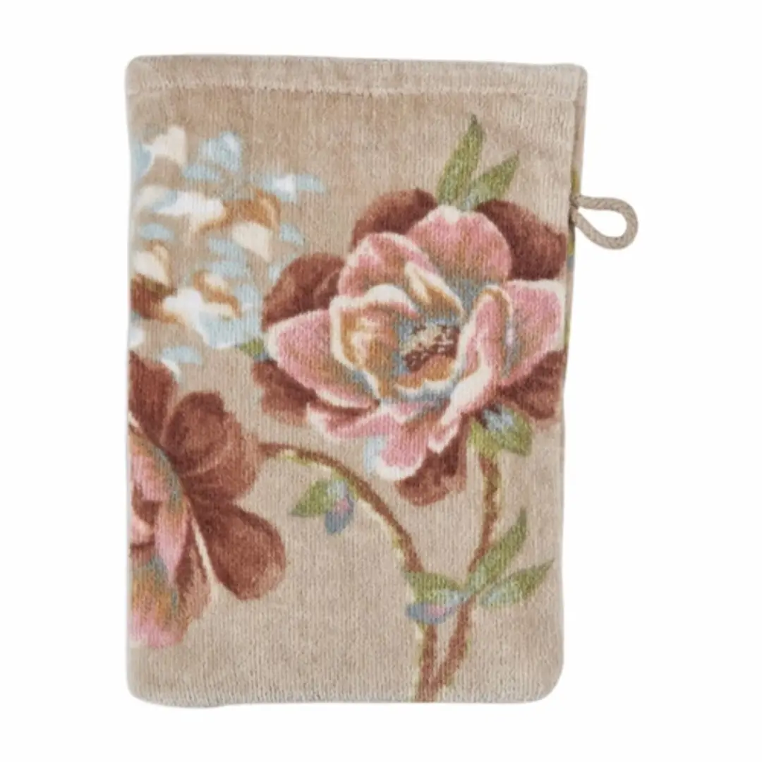 Pip Studio Secret Garden Washand 16x22cm - Khaki - afbeelding 3 van 3