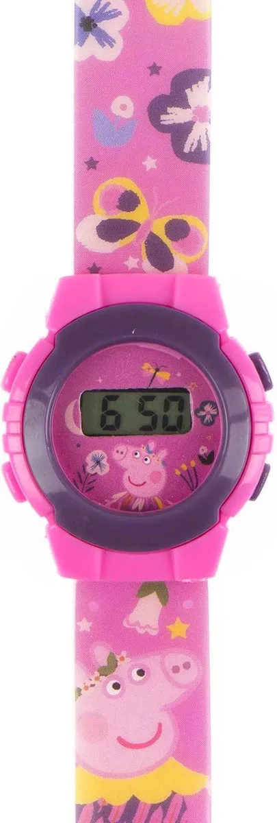 Nickelodeon Peppa Pig Horloge - 29cm Roze