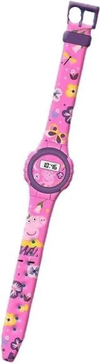 Nickelodeon Peppa Pig Horloge - 29cm Roze - afbeelding 6 van 6