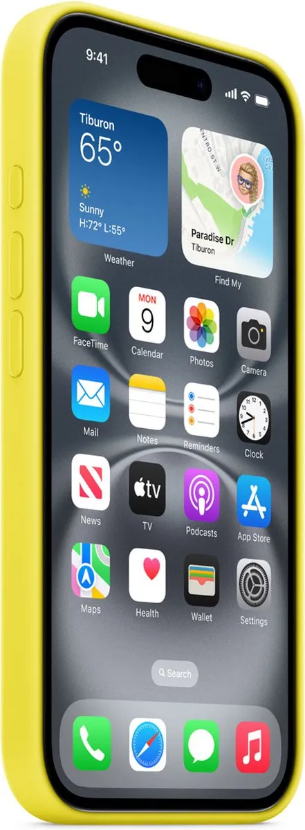 Apple iPhone 16 Silicone Backcover MagSafe - Star Fruit - MYY73ZM/A