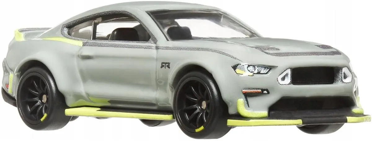 Hot Wheels Car Culture Circuit Legend 2018 Ford Mustang RTR Spec 5 HKC85 - Groen/Grijs