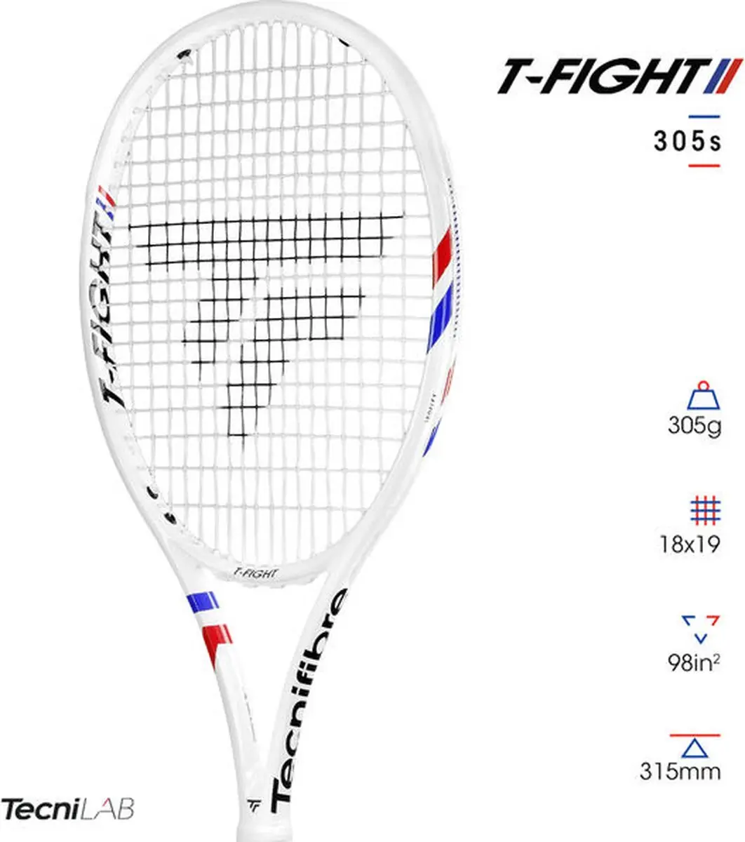 Tecnifibre T-Fight 305S Tennisracket - L4 - afbeelding 2 van 6