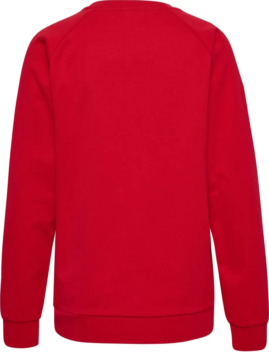 Hummel Cotton Logo Sweatshirt - Dames - XS - True Red - afbeelding 3 van 6