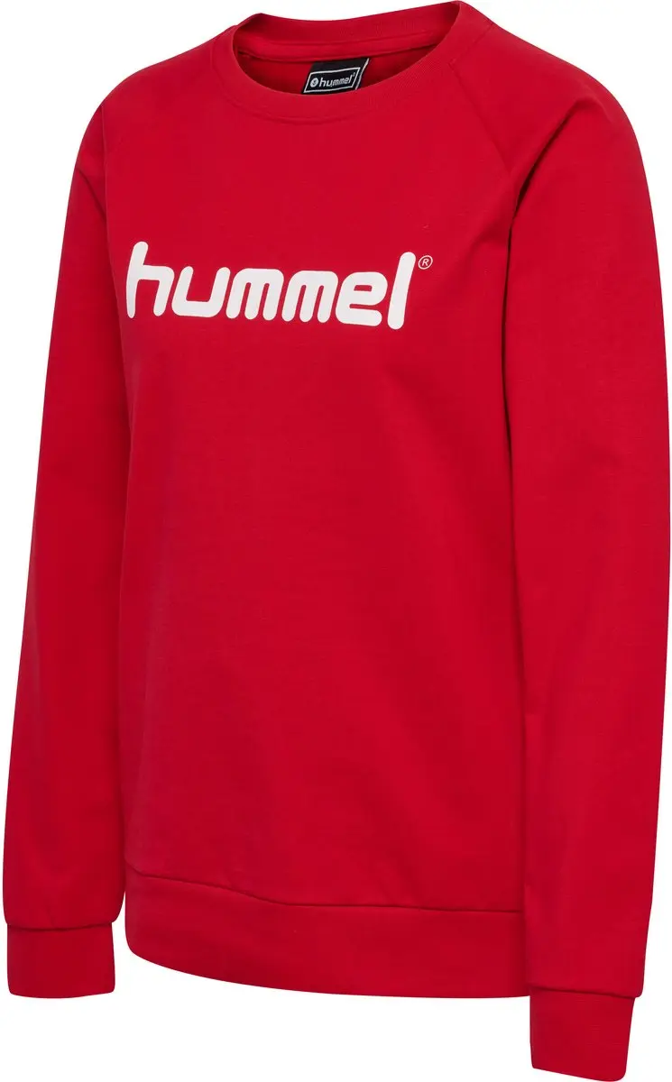 Hummel Cotton Logo Sweatshirt - Dames - XS - True Red - afbeelding 2 van 6