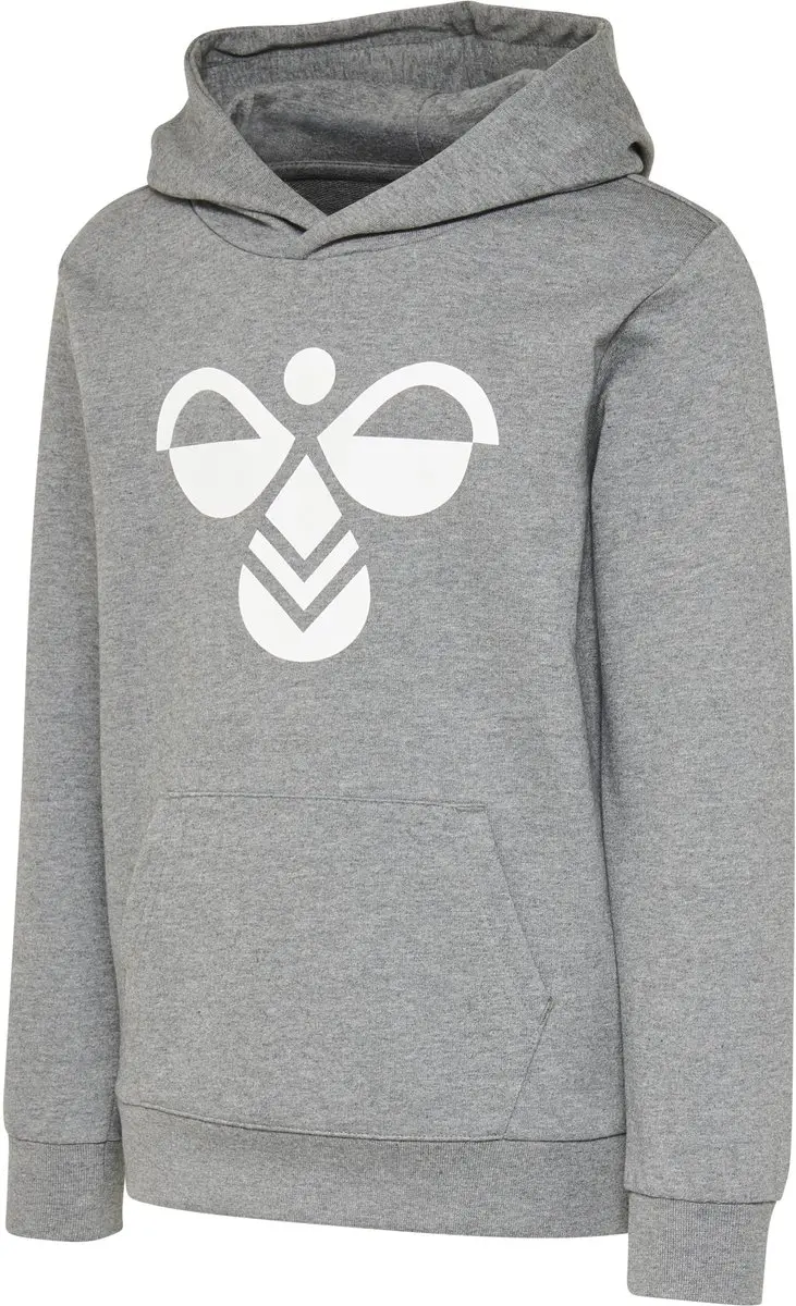 Hummel Hmlcuatro Hoodie - 104 - Medium Melange - afbeelding 2 van 6