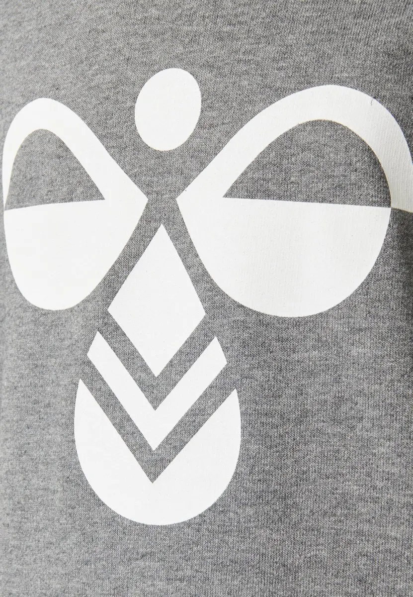 Hummel Hmlcuatro Hoodie - 104 - Medium Melange - afbeelding 4 van 6