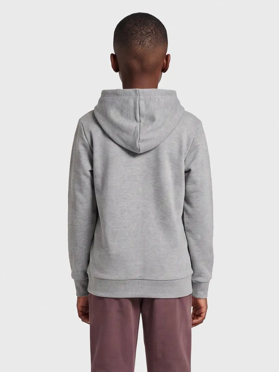 Hummel Hmlcuatro Hoodie - 104 - Medium Melange - afbeelding 6 van 6