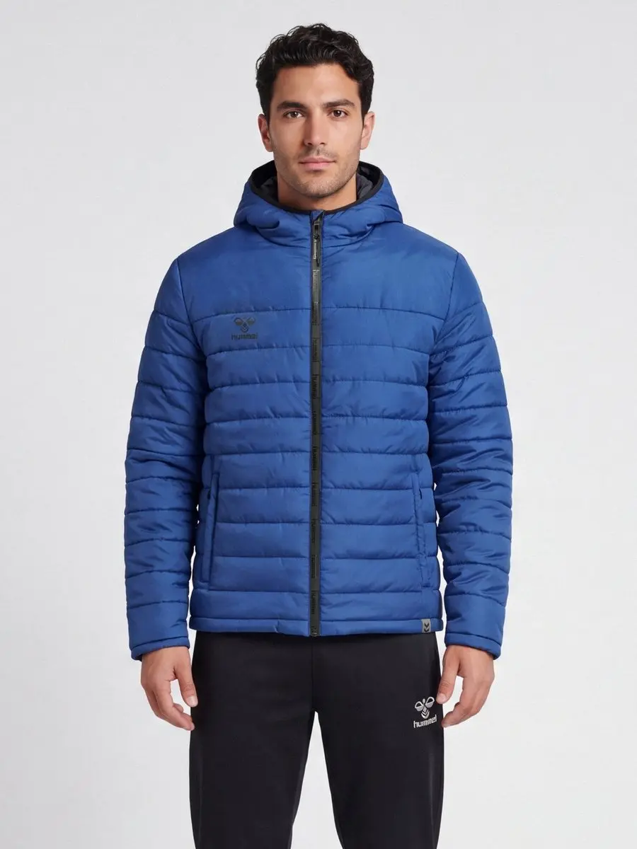 hummel Hmlnorth Quilted Hood Jacket - True Blue - afbeelding 5 van 6