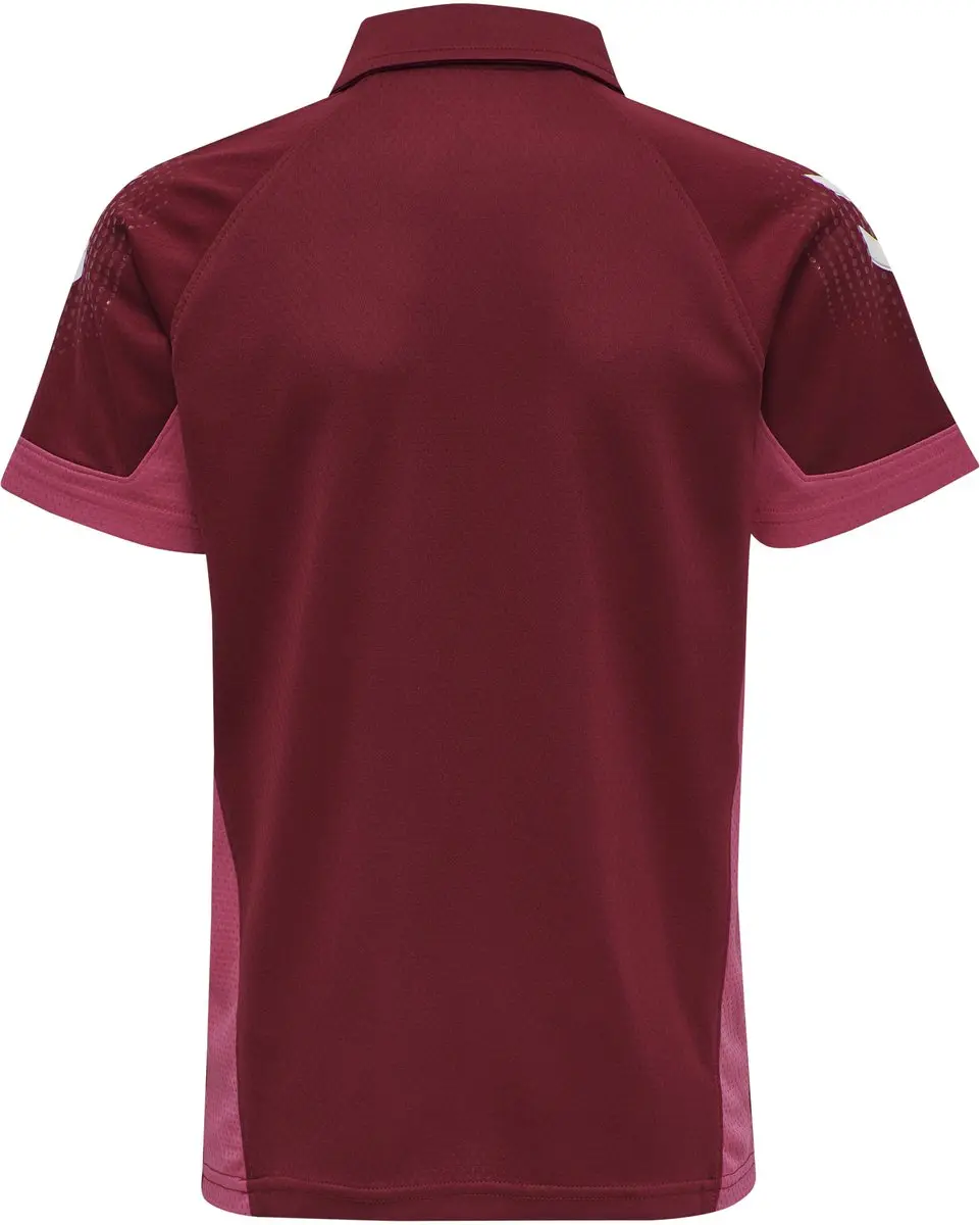 Hummel Lead Polo Kids - Biking Red 140 - afbeelding 3 van 6