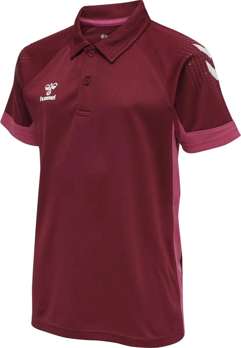 Hummel Lead Polo Kids - Biking Red 140 - afbeelding 2 van 6