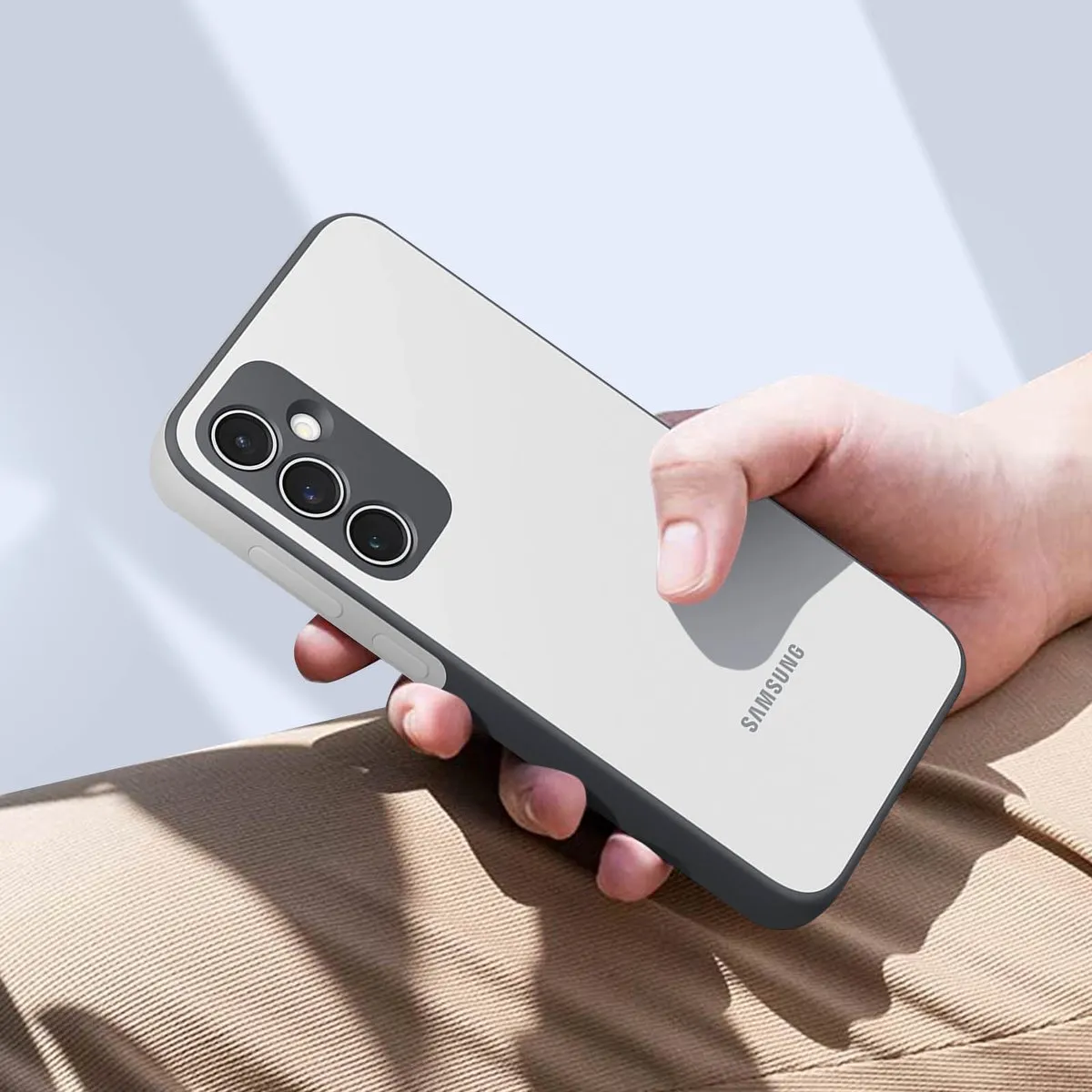 Samsung Silicone Hoesje EF-PS711TWEGWW - Lichtgrijs
