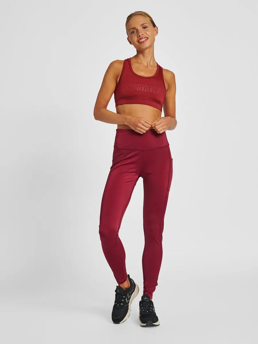 Hummel Te Tola Sportbeha - Dames - Cabernet - XS - afbeelding 5 van 6