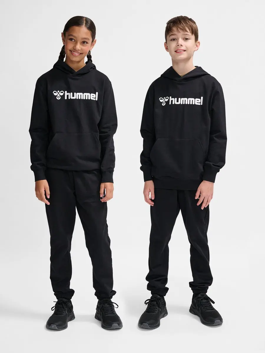 Hummel Go 2.0 Logo Hoodie - Kinder - 140 - Zwart - afbeelding 5 van 6