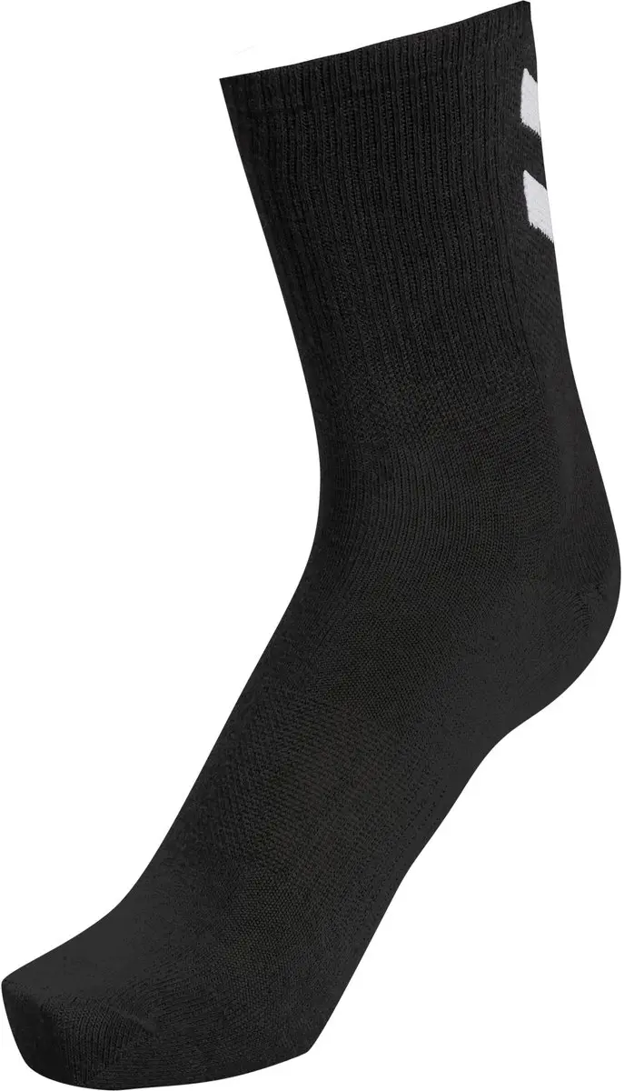 Hummel Chevon Sokken 6-Pak - Zwart/Wit - afbeelding 5 van 6