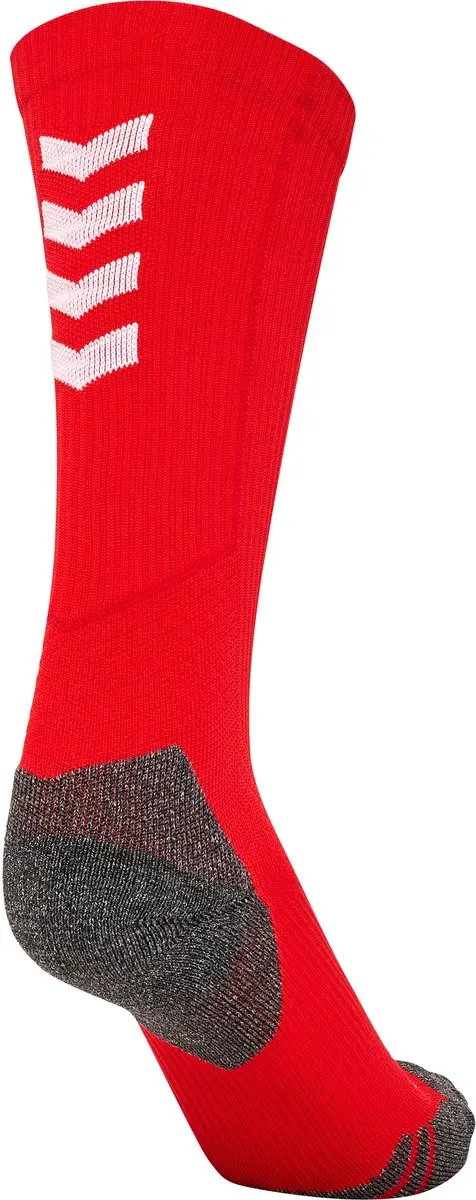 Hummel Pro High Sokken 35-38 - Wit/Rood - afbeelding 5 van 6