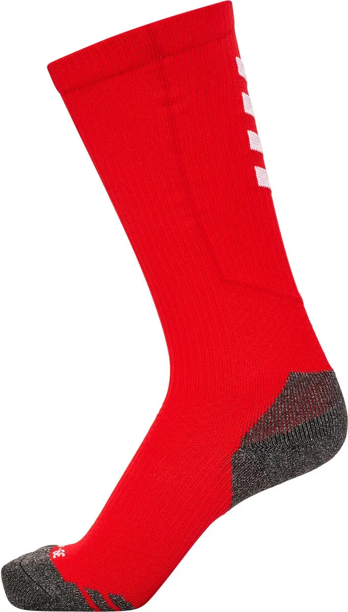 Hummel Pro High Sokken 35-38 - Wit/Rood - afbeelding 6 van 6