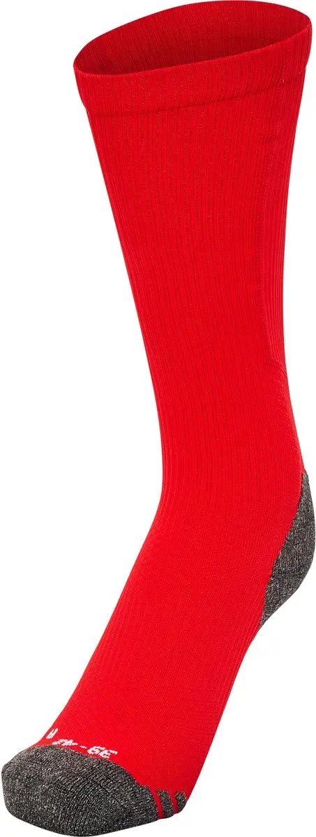 Hummel Pro High Sokken 35-38 - Wit/Rood - afbeelding 4 van 6