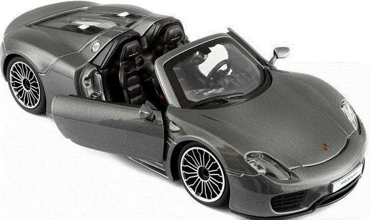 Porsche 918 Spyder 1:24 Modelauto - Zilver