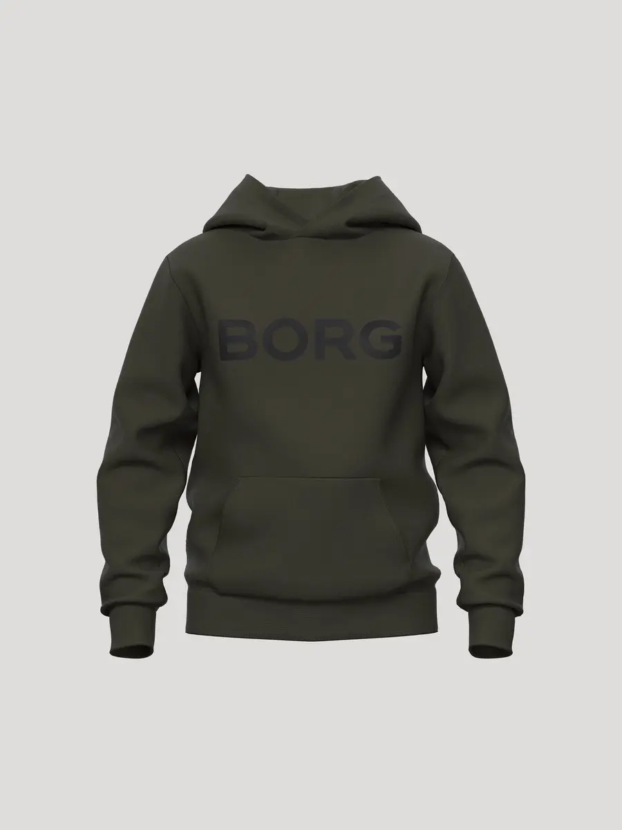 Björn Borg Essential 3 Hoodie - Maat 158-164 - Forest Night Groen