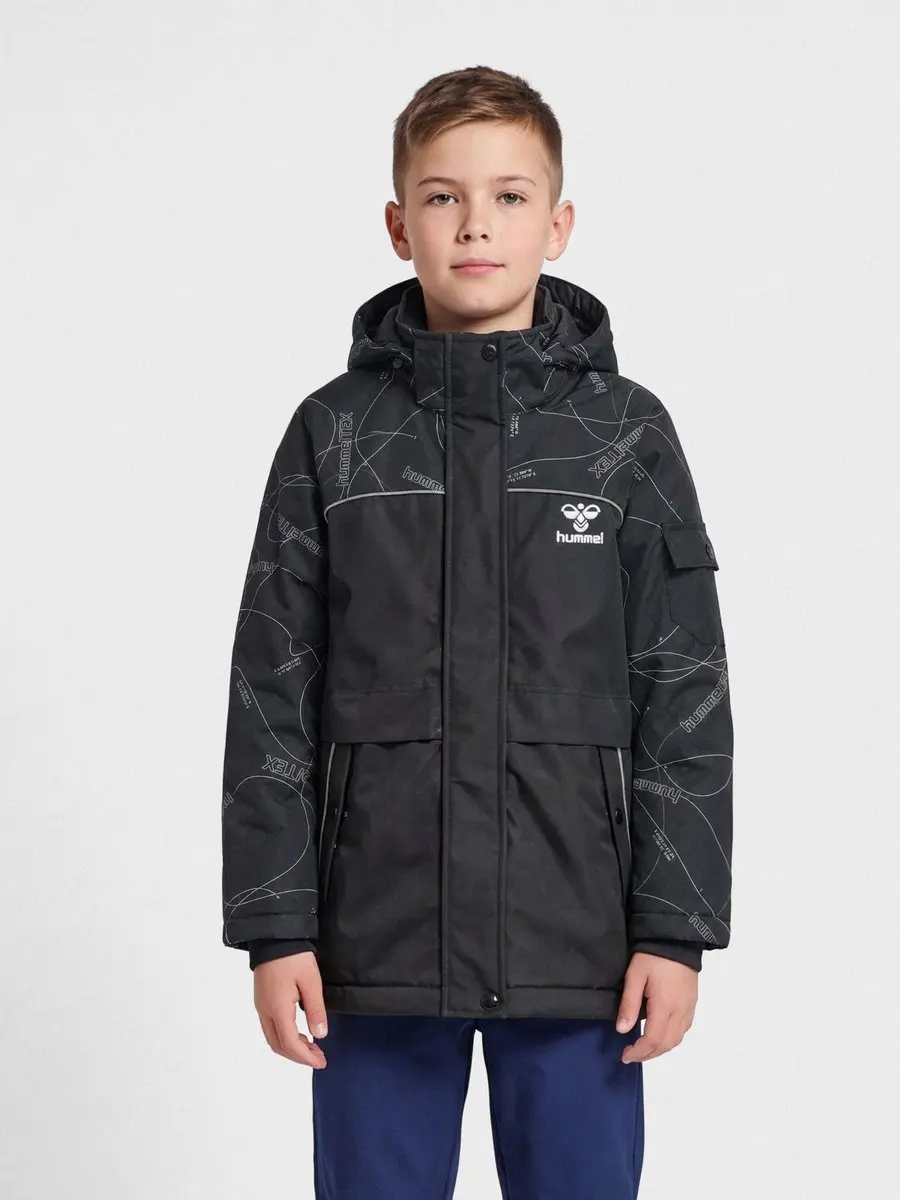 Hummel hmlCONQUER Xy Tex Jacket - Zwart - 122 - afbeelding 5 van 6