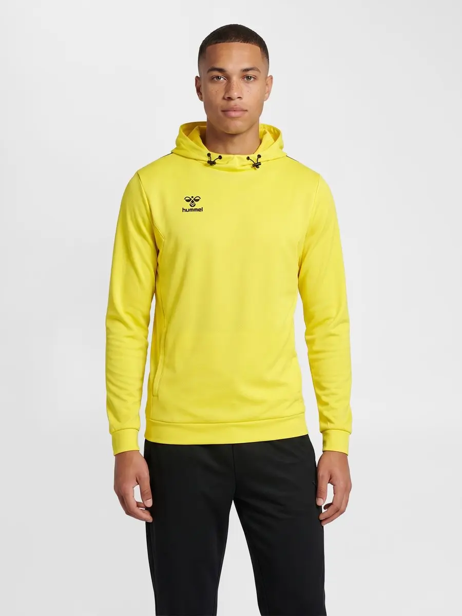 Hummel Authentic Polyester Hoodie - Blazing Yellow - afbeelding 5 van 6