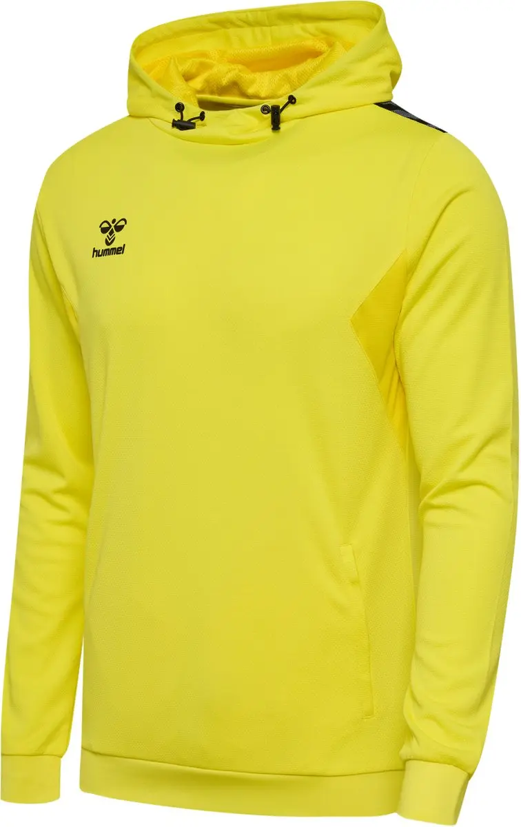 Hummel Authentic Polyester Hoodie - Blazing Yellow - afbeelding 2 van 6