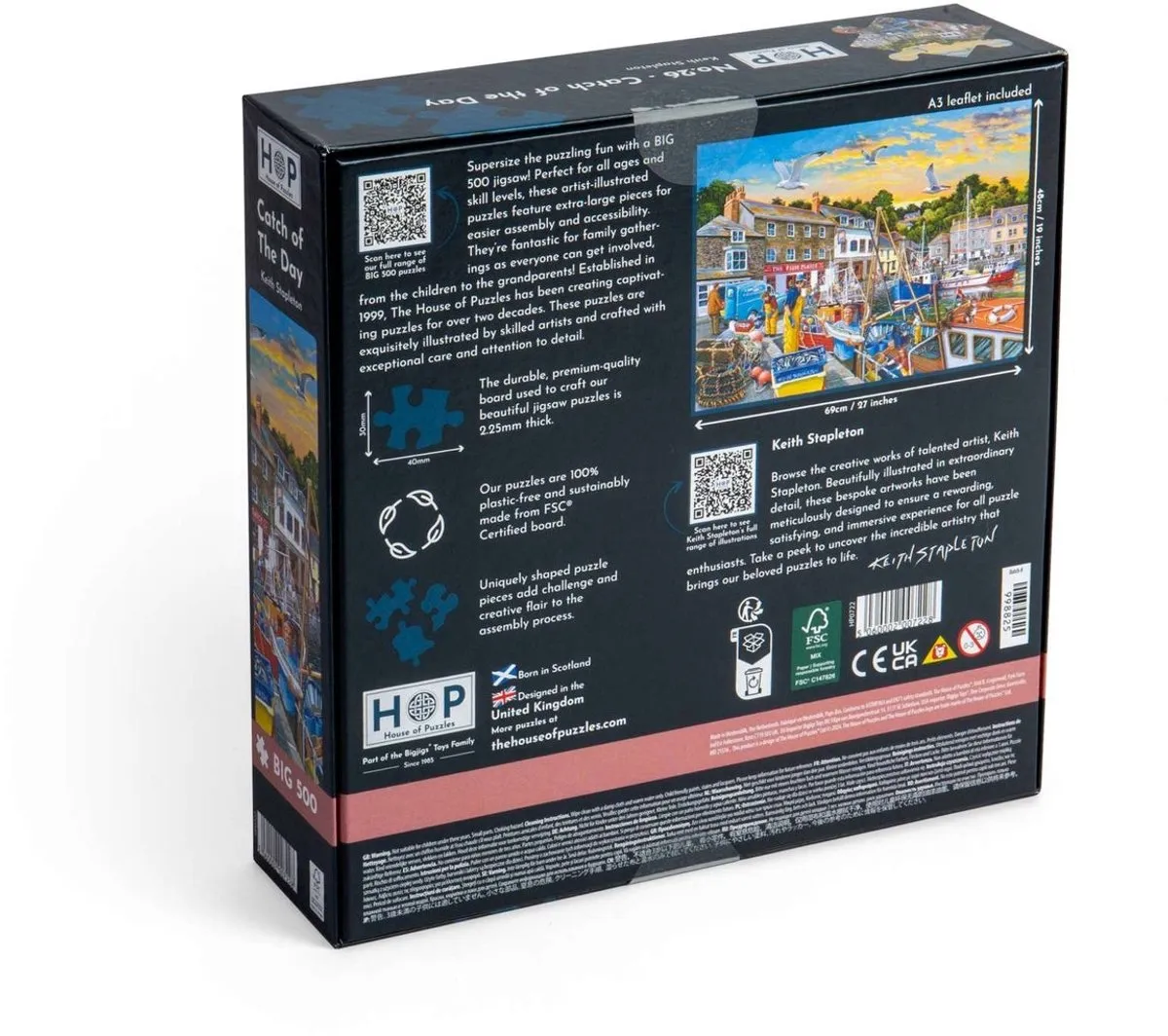 House Of Puzzles Catch of the Day Legpuzzel 500 Stuks - Multicolor