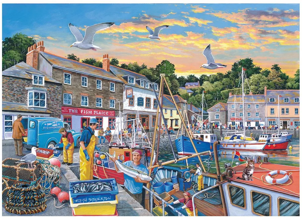 House Of Puzzles Catch of the Day Legpuzzel 500 Stuks - Multicolor