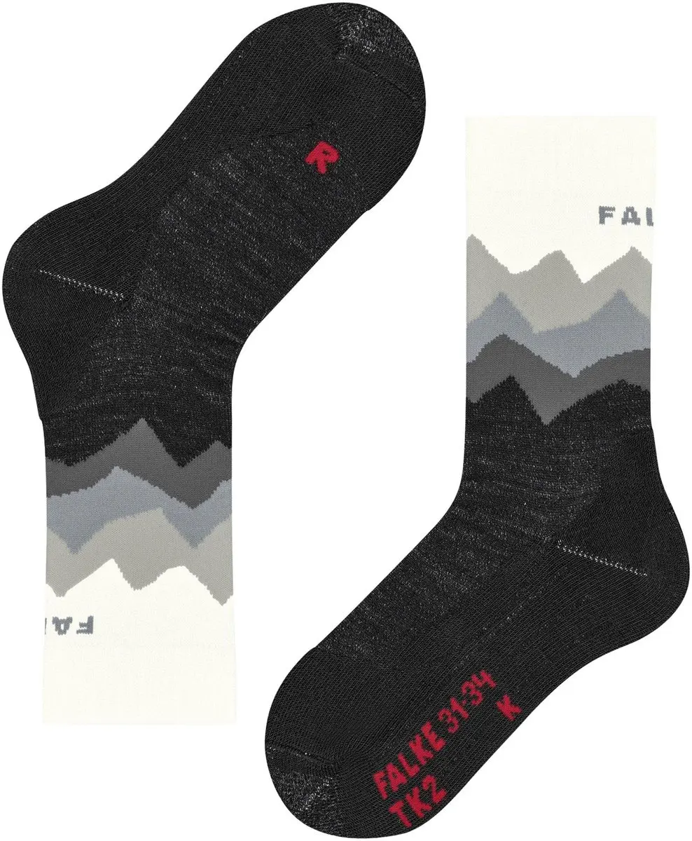 Falke TK2 Trend Kids Wandelsokken 31-34 - Zwart - afbeelding 3 van 5