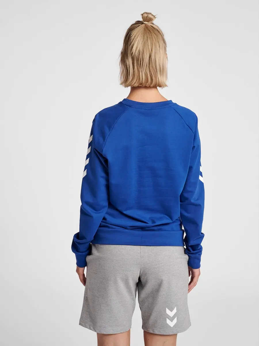Hummel hmlGO Cotton Sweatshirt Dames - XS - True Blue - afbeelding 6 van 6