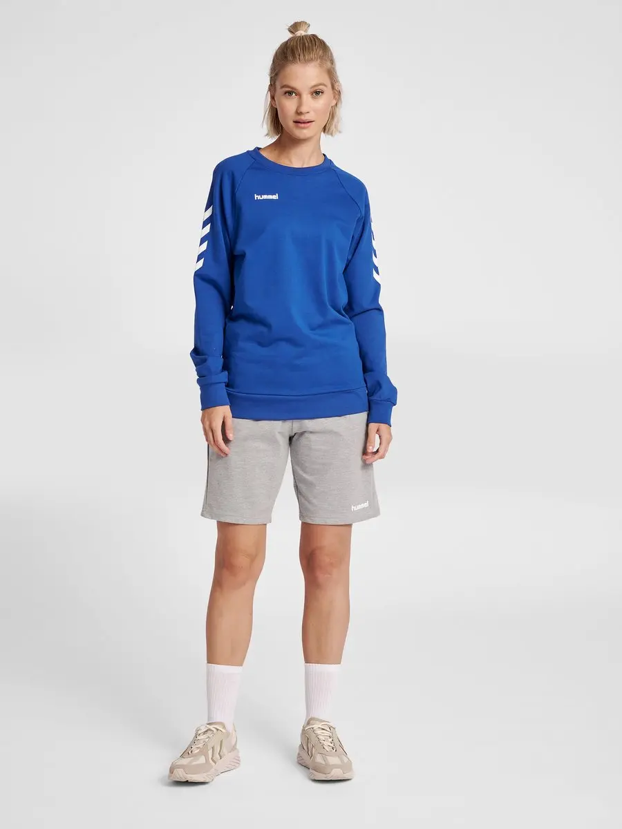 Hummel hmlGO Cotton Sweatshirt Dames - XS - True Blue - afbeelding 5 van 6