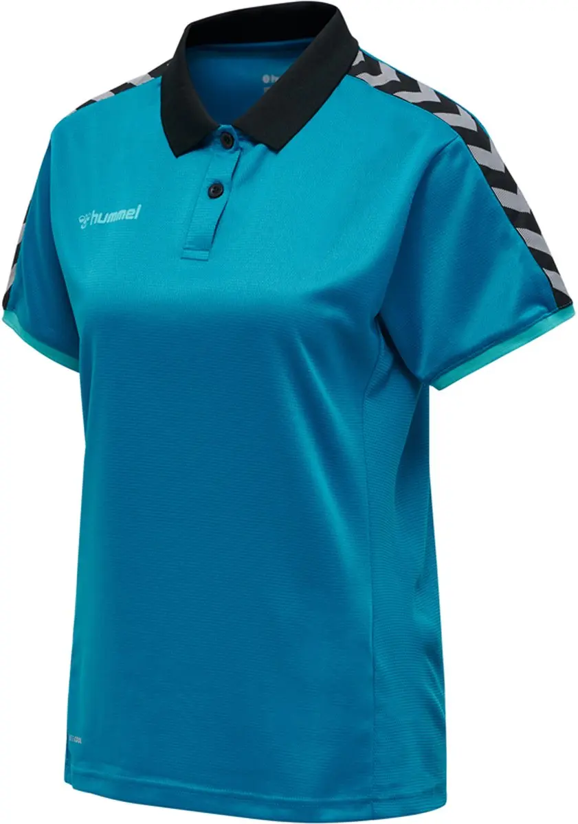 Hummel Authentic Woman Functioneel Poloshirt - Small - Celestial - afbeelding 2 van 6