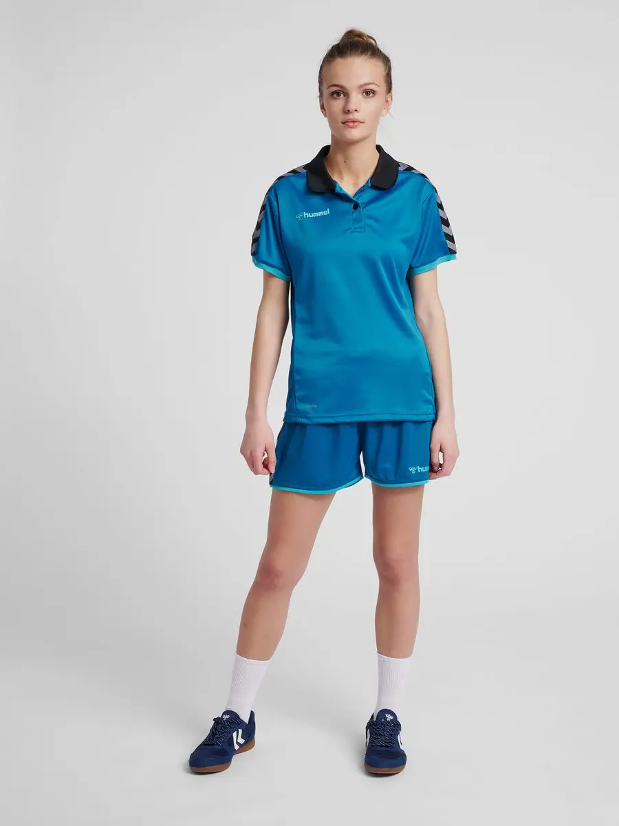 Hummel Authentic Woman Functioneel Poloshirt - Small - Celestial - afbeelding 5 van 6