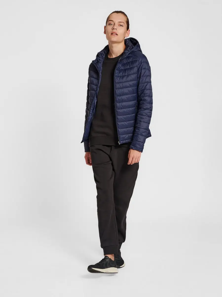 Hummel Red Quilted Hood Jacket - Dames - Marine - XL - afbeelding 6 van 6