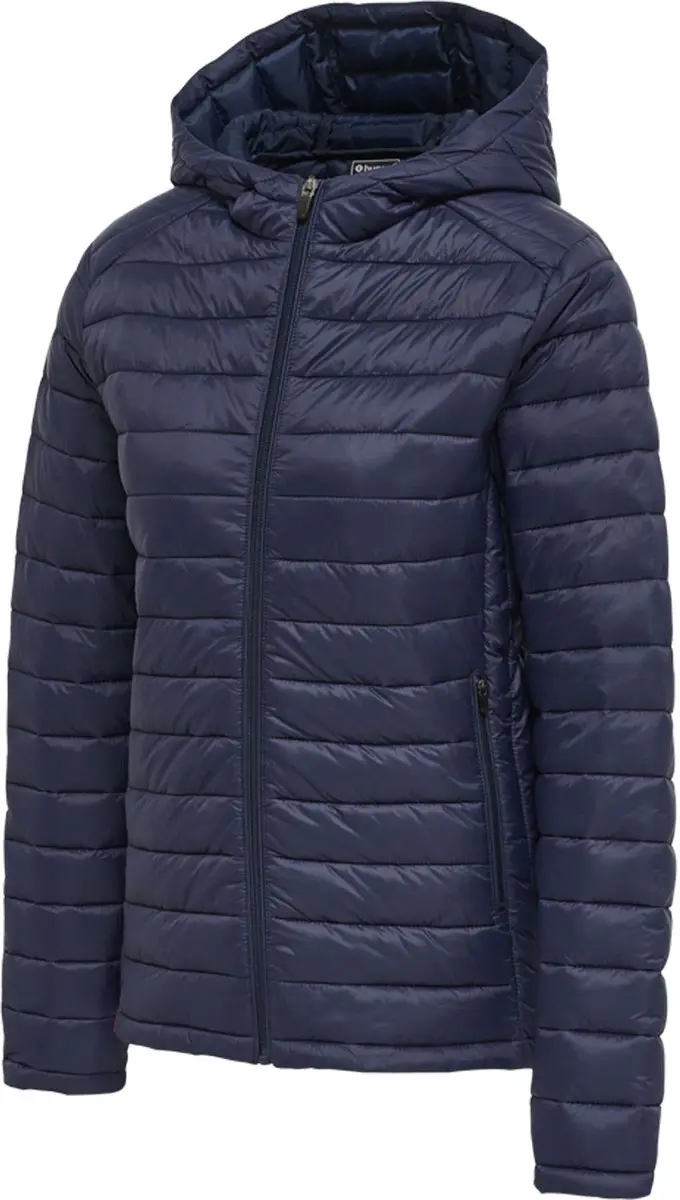 Hummel Red Quilted Hood Jacket - Dames - Marine - XL - afbeelding 2 van 6