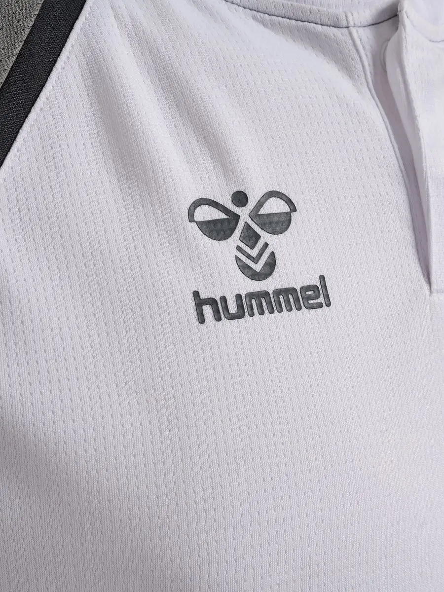 Hummel Lead 2.0 Polo - S - Wit/Grijs - afbeelding 4 van 6