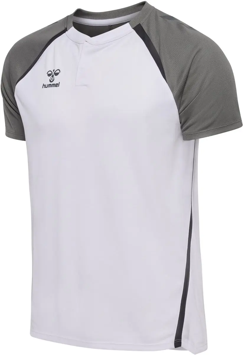 Hummel Lead 2.0 Polo - S - Wit/Grijs - afbeelding 2 van 6