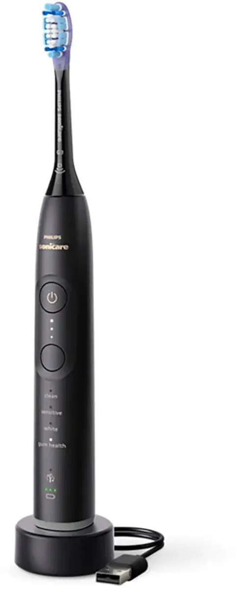 Philips Sonicare 7100 Series - Elektrische Tandenborstel - Zwart - Reisetui - Gezonder tandvlees - HX7421/01