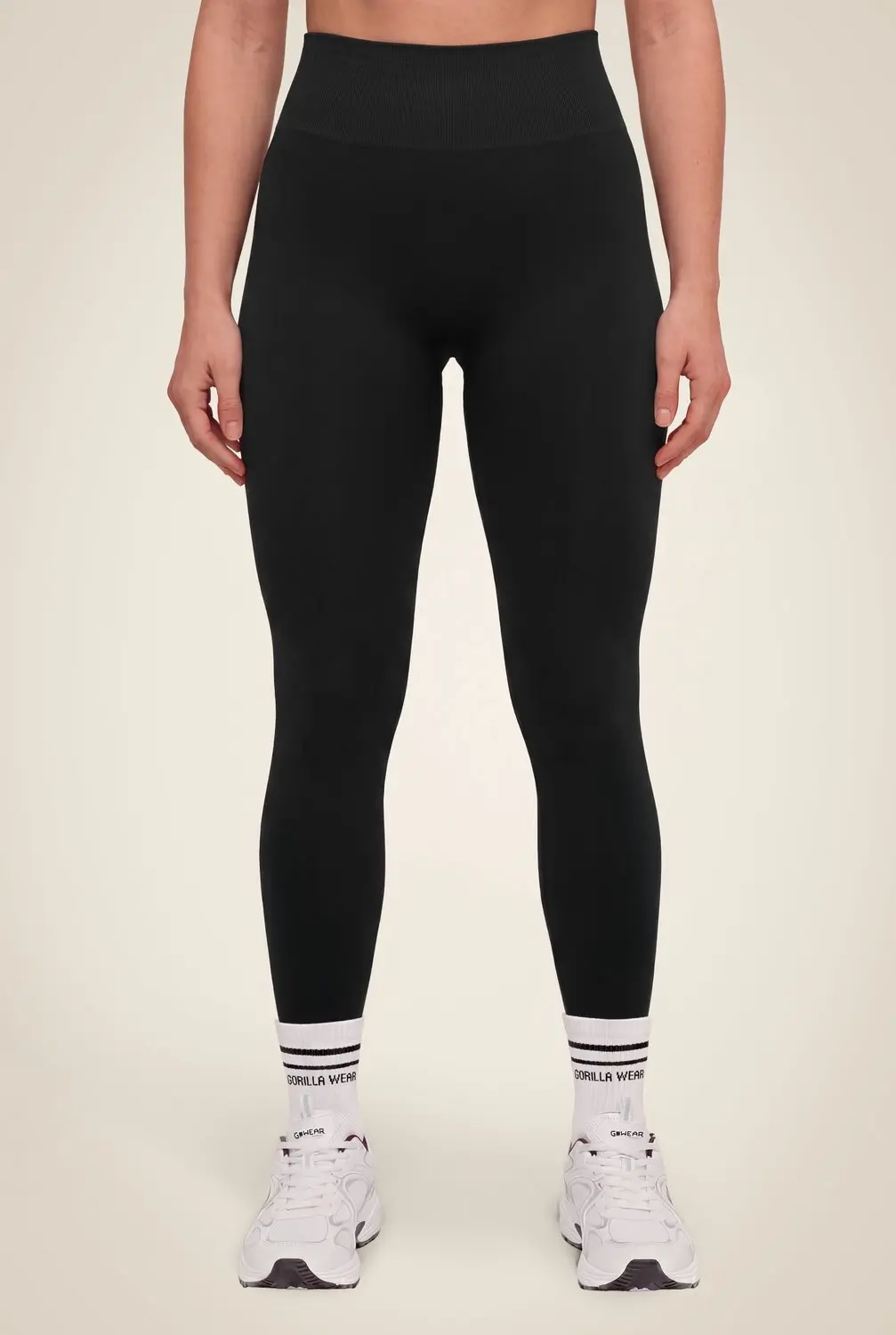 Gorilla Wear Florence Seamless Contour Leggings Zwart S - afbeelding 3 van 5