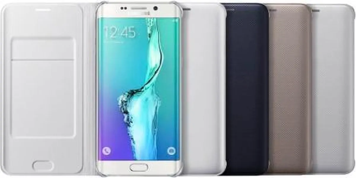 Samsung Flip Wallet Galaxy S6 Edge+ - Goud