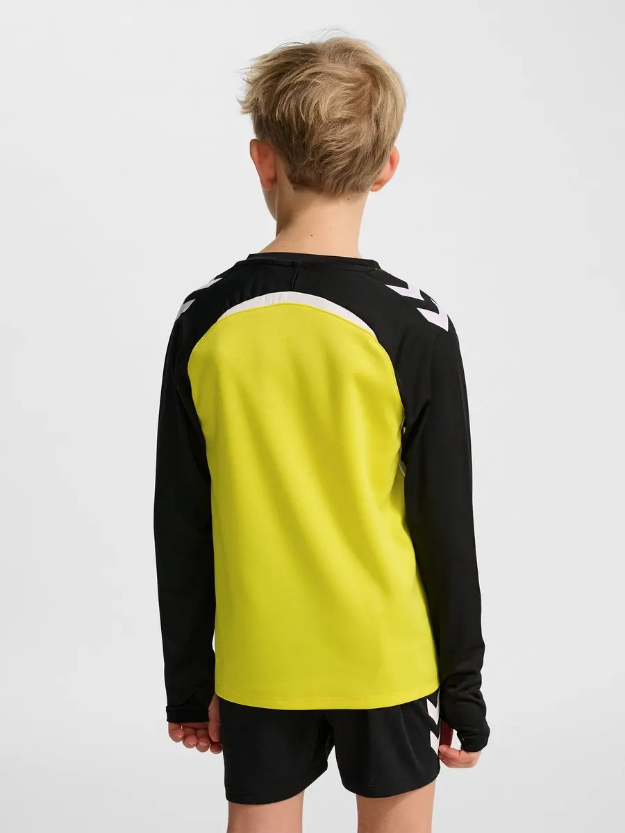 Hummel Lead 2.0 Crew Kindertrui - 128 - Geel/Zwart - afbeelding 6 van 6