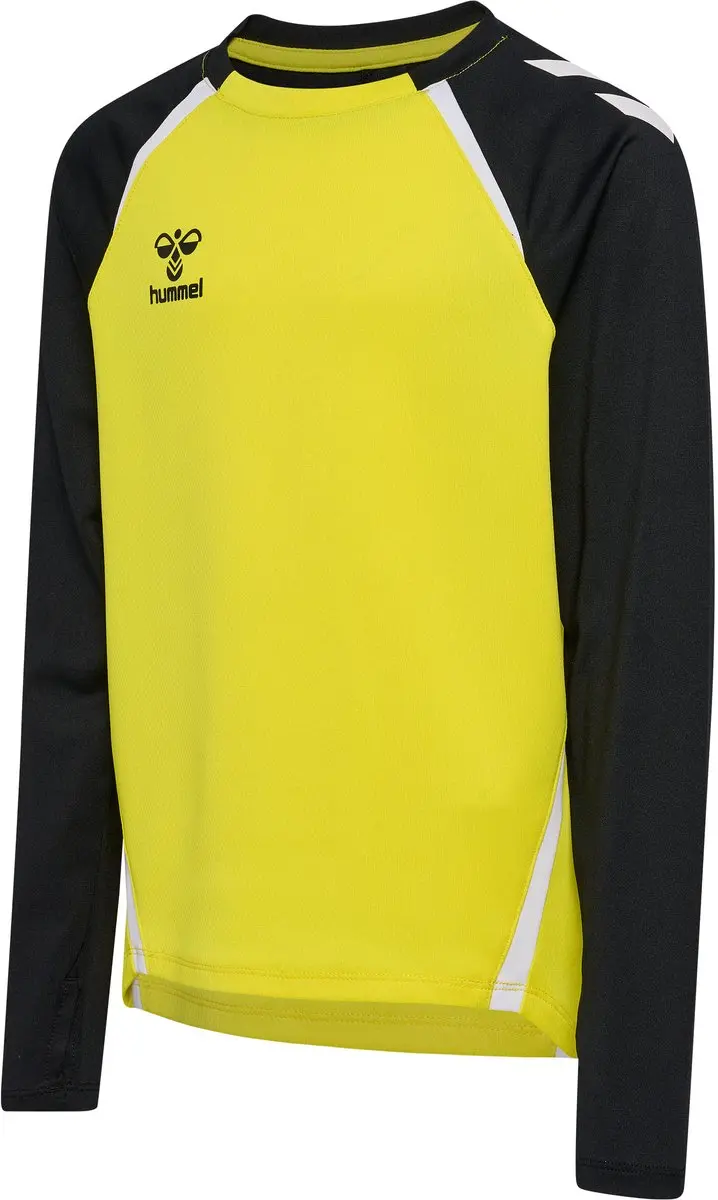 Hummel Lead 2.0 Crew Kindertrui - 128 - Geel/Zwart - afbeelding 2 van 6