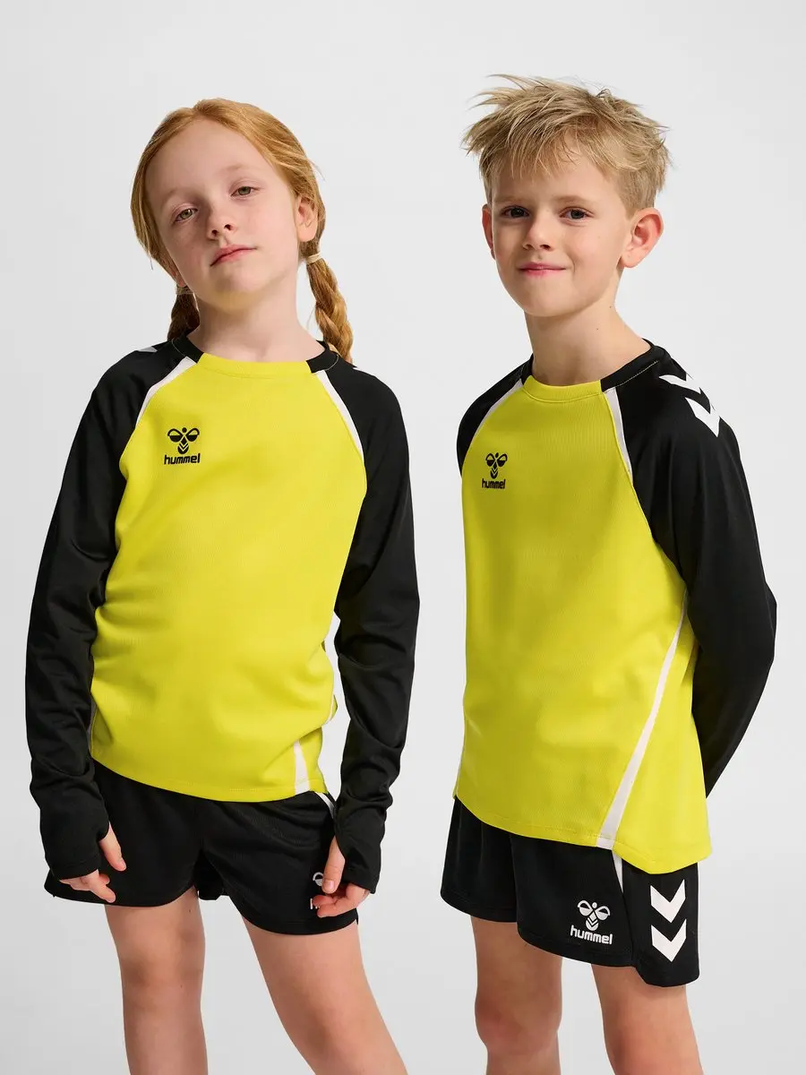 Hummel Lead 2.0 Crew Kindertrui - 128 - Geel/Zwart - afbeelding 5 van 6