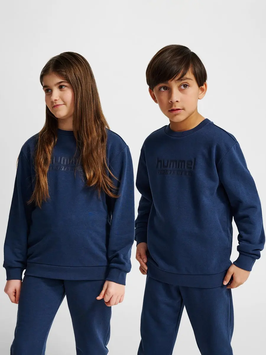 Hummel Base Junior Sweatshirt - Dress Blues 146 - afbeelding 6 van 6