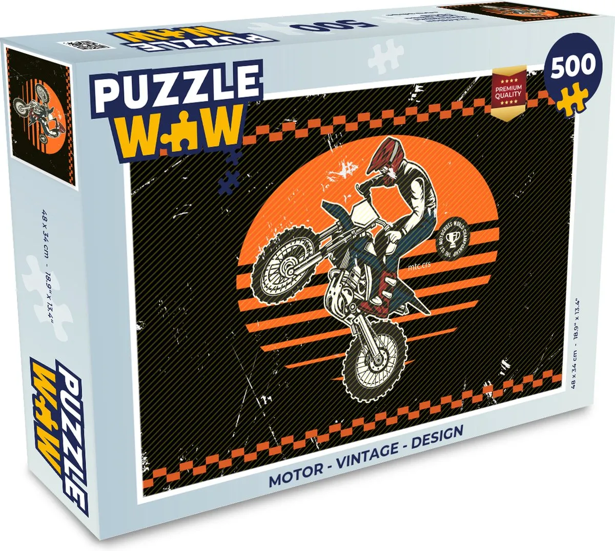 PuzzleWow Vintage Legpuzzel 500 Stuks