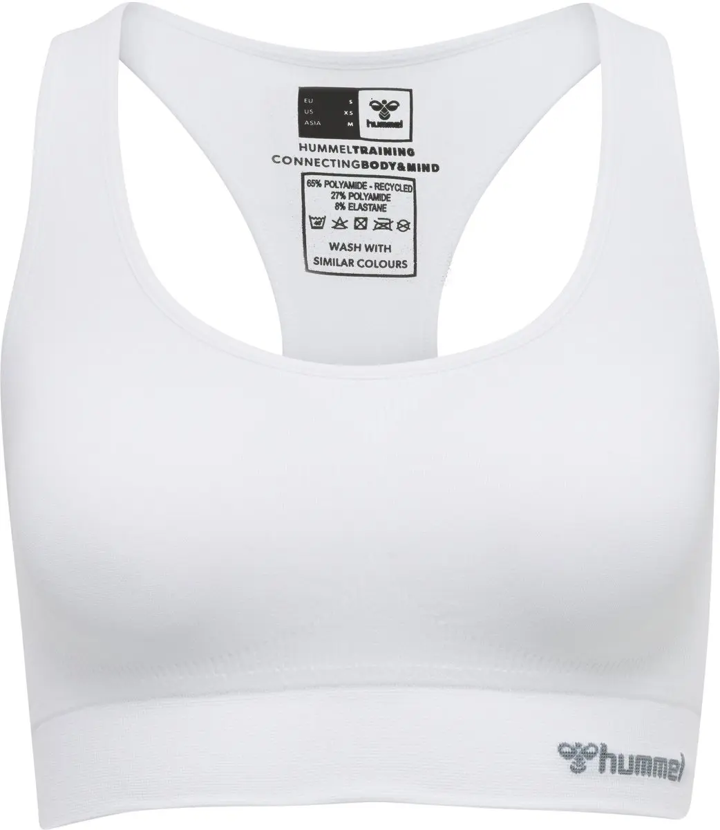 Hummel Tif Seamless Sportbeha - Wit Dames L - afbeelding 4 van 6