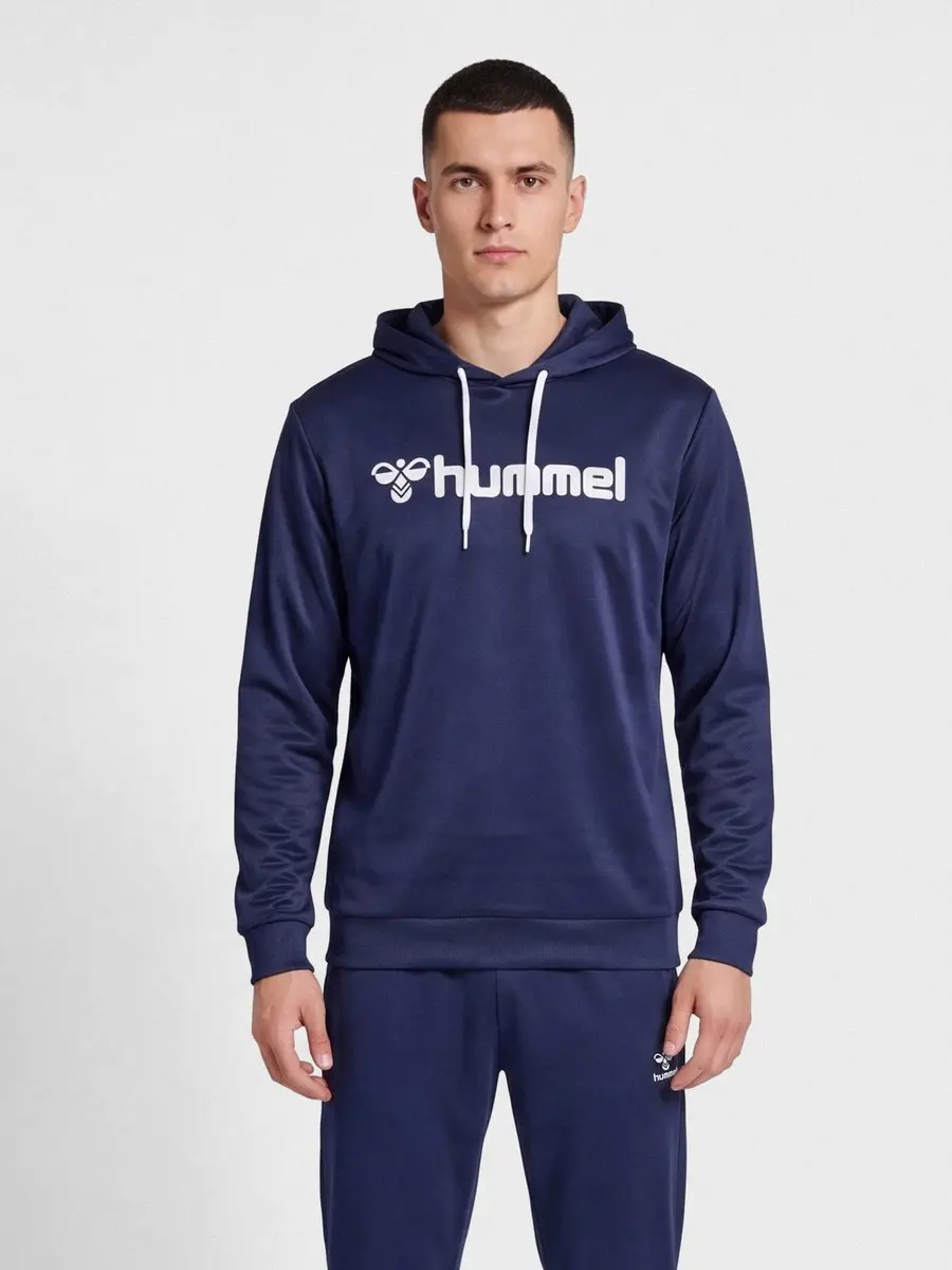Hummel Logo Hoodie - Marine - L - afbeelding 5 van 6