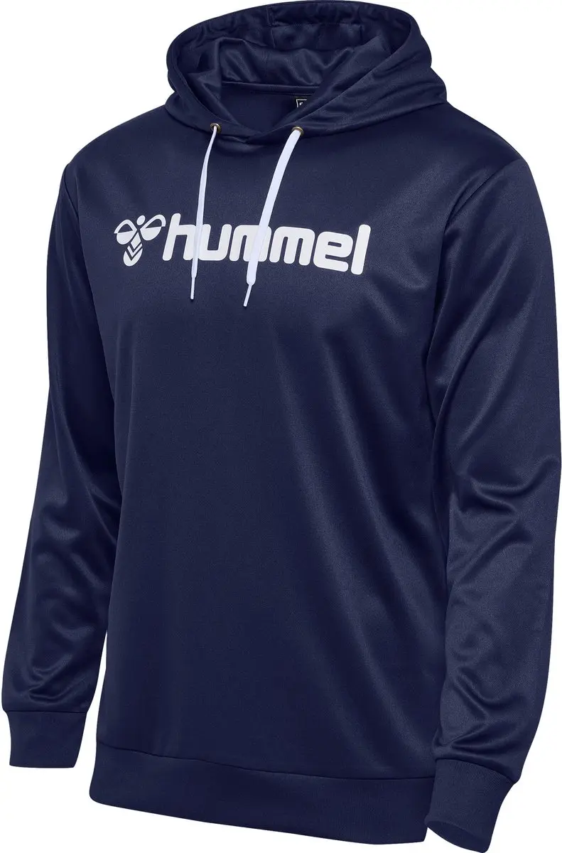 Hummel Logo Hoodie - Marine - L - afbeelding 2 van 6